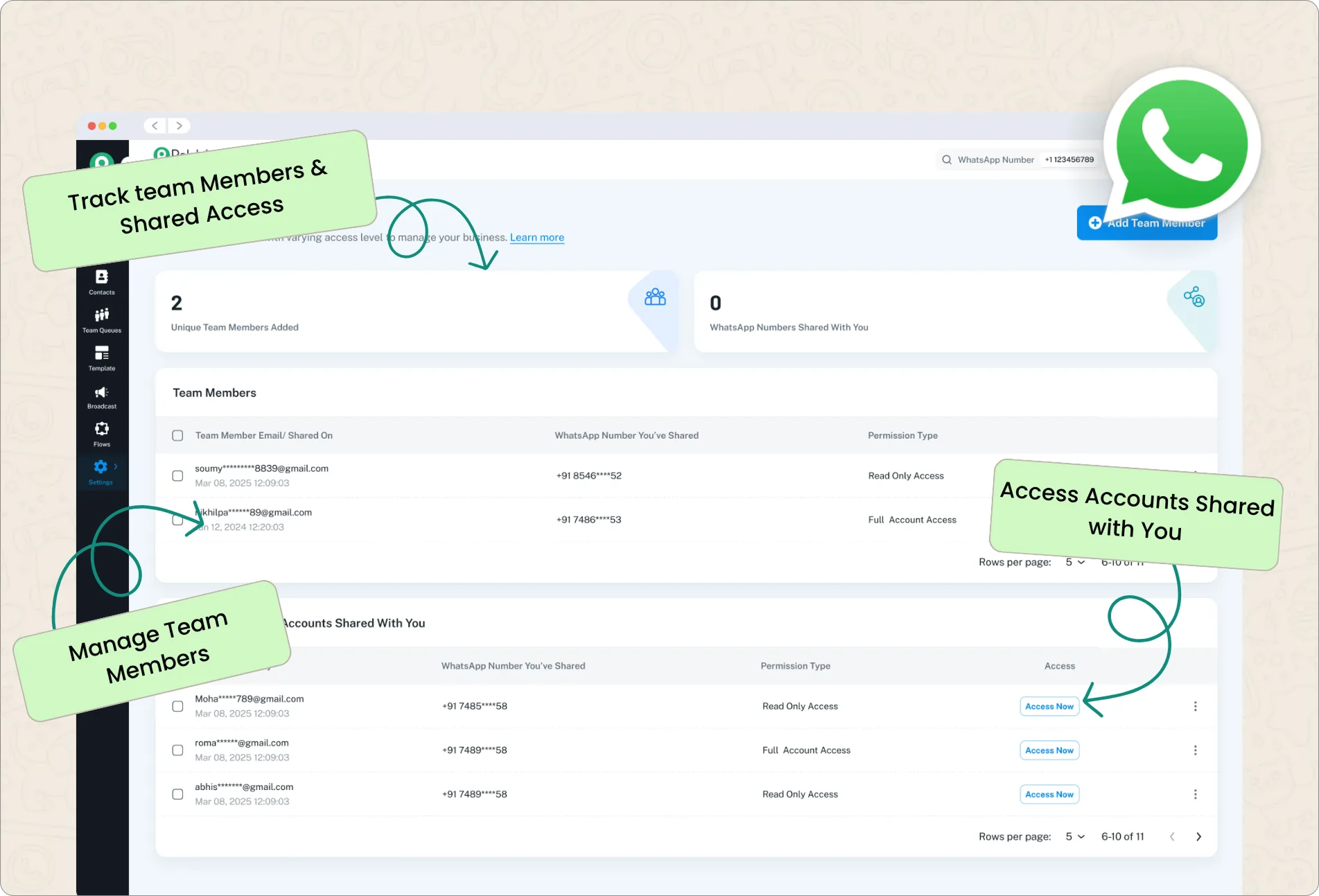 Add Unlimited Team Members